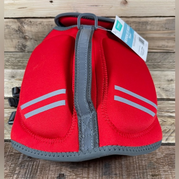 Frisco Dog Life Jacket Small 15-30 lb Neoprene Red Gray 16-20” Girth Water Float - Picture 3 of 13
